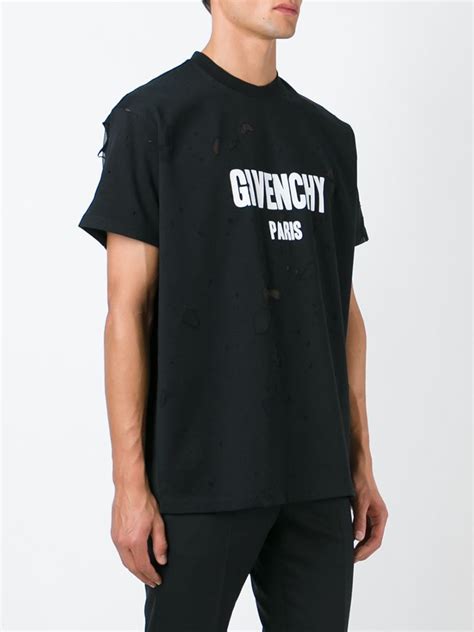 givenchy distressed t shirt fake|false Givenchy clothing.